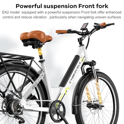 1000 Peak Electric Bike for Adults,up 80 Miles Removable Battery Ebike, 26" Electric E Bike with 7-Speed,Adult Electric Bicycles for Commute Beach Snow Womens All Terrain