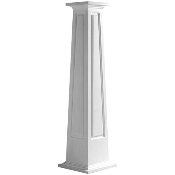 Endura Craftsman Classic Square Tapered Raised Panel Post Ekena Millwork Size: 72x22 H x 11.63x22 W