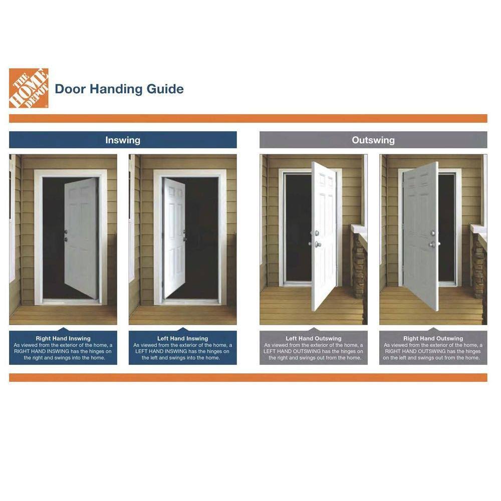 Masonite 36 in. x 80 in. Full Lite Jet Black Left Hand Inswing Painted Smooth Fiberglass Prehung Front Exterior Door w/ Brickmol