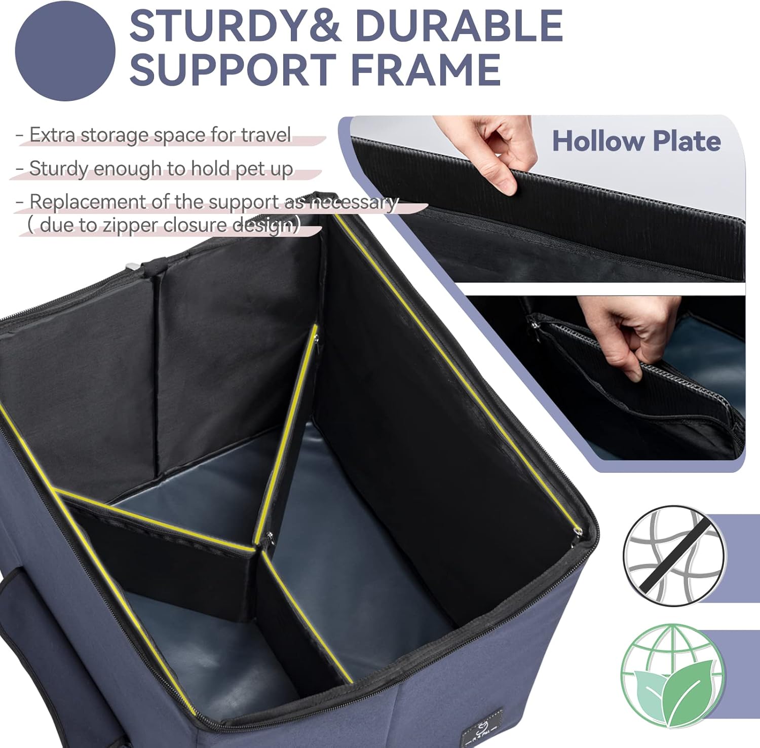 A4Pet Lookout Dog Car Seat, Folding Breathable Dog Booster Car Seat, Soft Pet Bed at Home for Small Dogs Cats or Other Small Pet, for Travel, with Carry Bag