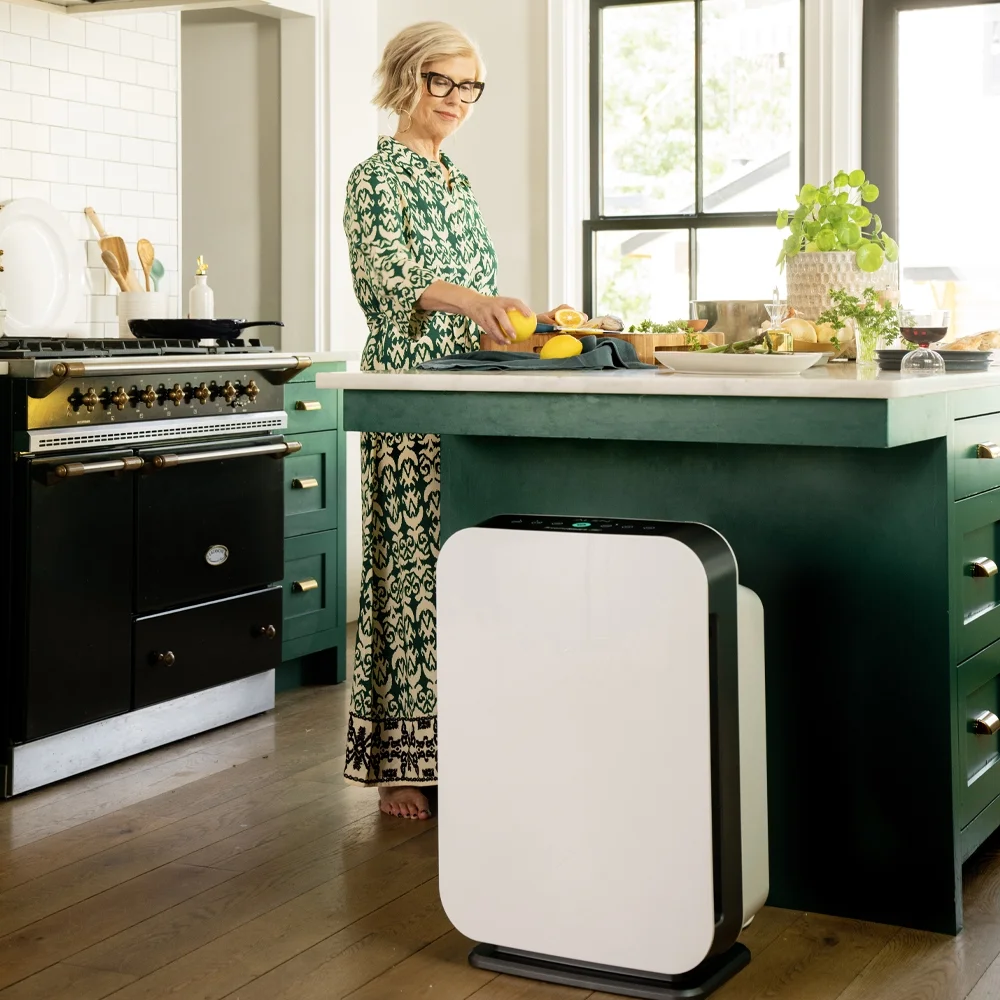 Alen BreatheSmart 75i Air Purifier with Pure, True HEPA Filter for Allergens, Dust, Mold, and Germs – 1,300 SqFt - White