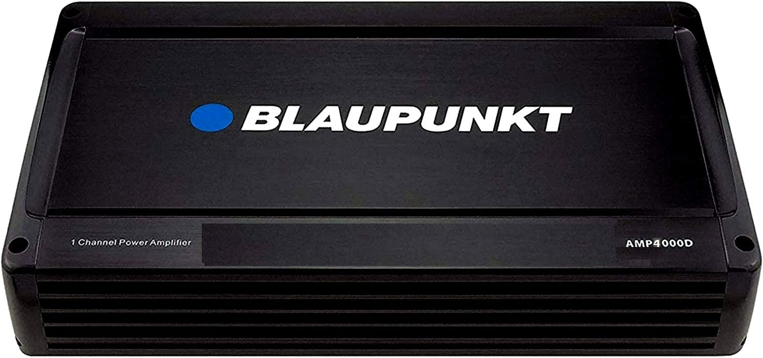 BLAUPUNKT AMP4000D 4000W Max 1-CH Monoblock Class D Stereo Car Audio Amplifier