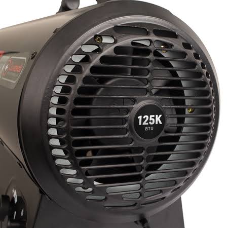 Dyna-Glo 125,000-btu Quiet Portable Forced Air Propane Heater, Black