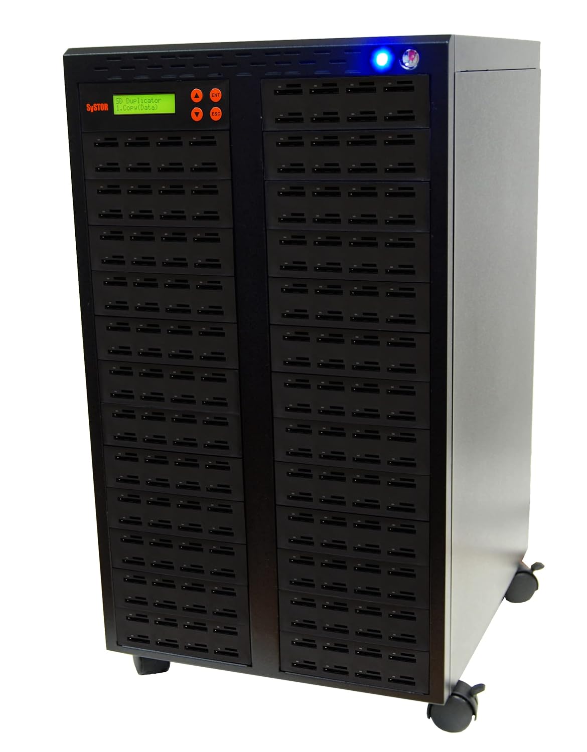 Systor 1:7 SD/microSD Card Duplicator - 2GB/Min - Standalone Multiple Flash Memory Copier & Eraser/Sanitizer, Speeds Up to 33MB/Sec (SYS-SD-7)