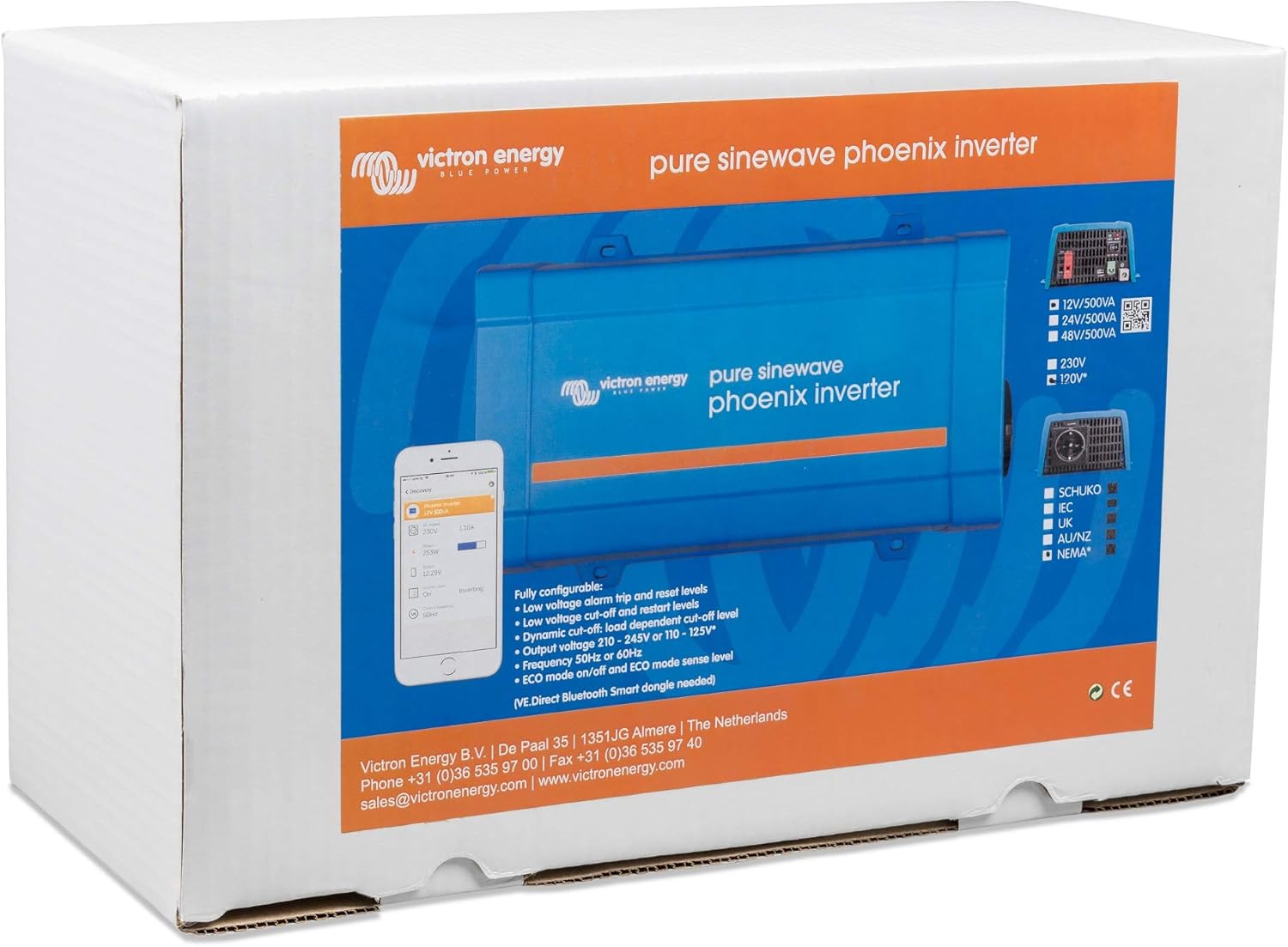 Victron Energy Phoenix 1200VA 12-Volt 120V AC Pure Sine Wave Inverter