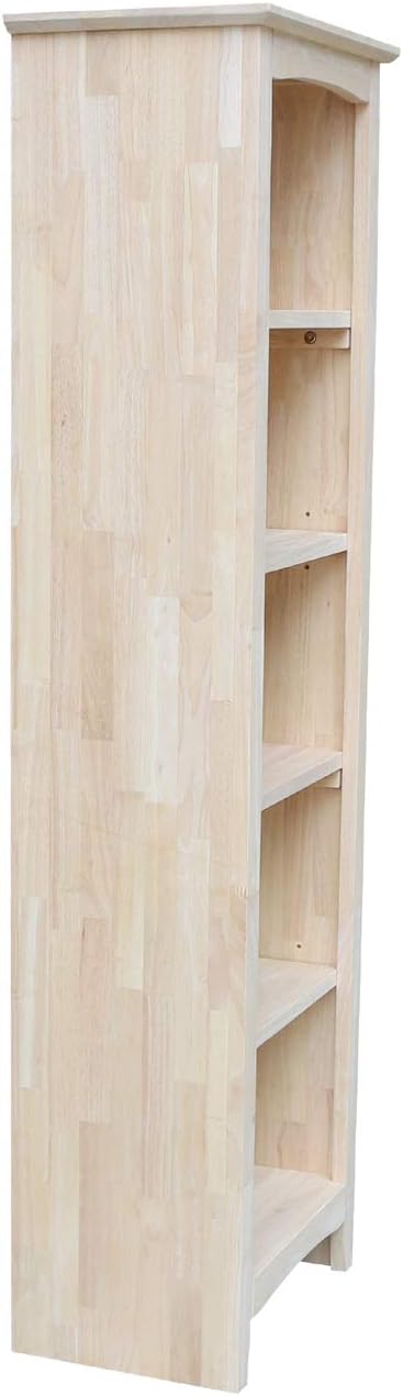 International Concepts Shaker Bookcase - 60 H,Unfinished