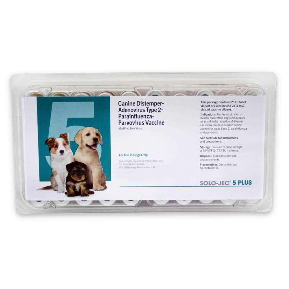 Boehringer Ingelheim Solo-Jec 5 Vaccine for Dogs - Pet Supplies online store