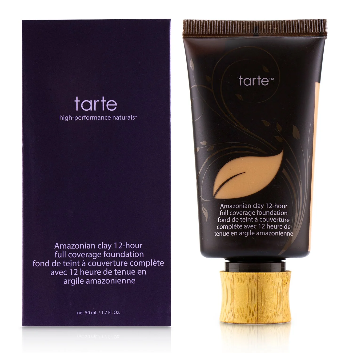 Tarte Amazonian Clay 12 Hour Full Coverage Foundation - # 42G Tan Golden  50ml/1.7oz