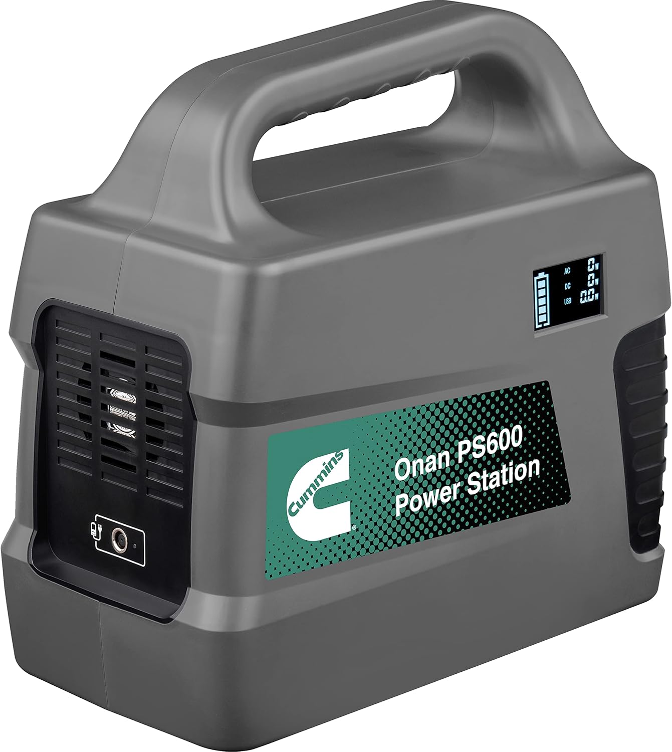 Cummins Onan PS600 Power Station Lithium-ion Battery Power Inverter Generator with 1200 Peak Watts, 600 Running Watts and Multiple Charging Options for a Mobile Lifestyle