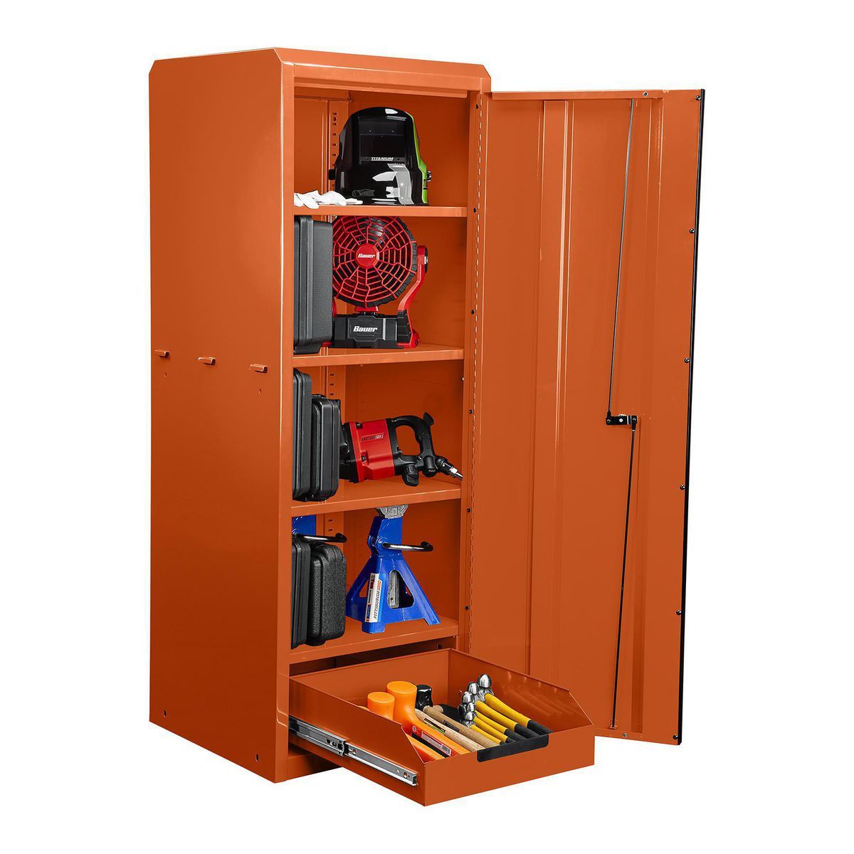 U.S. GENERAL 22 in. End Locker, Series 3, Blue