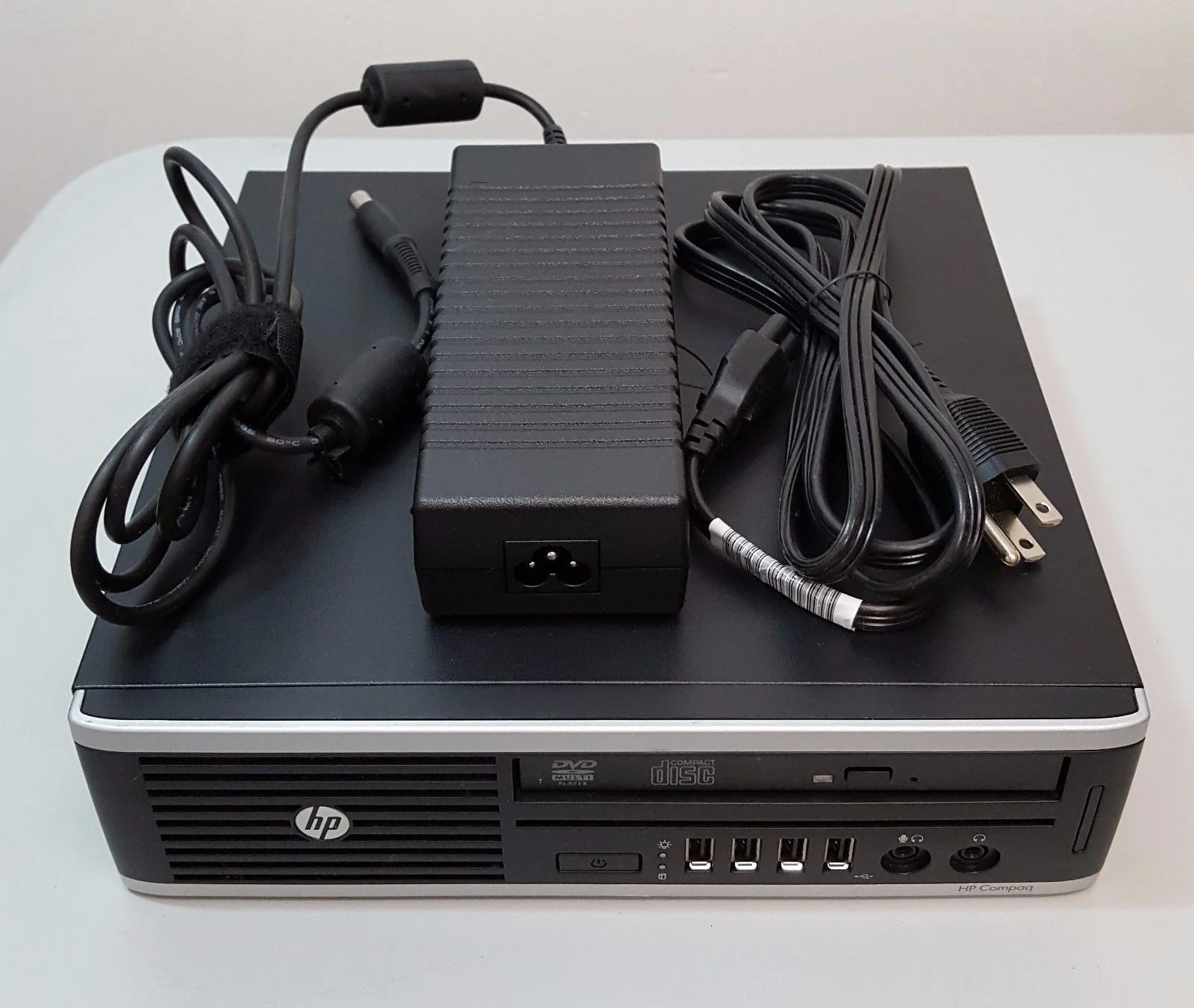 Restored Work from home Computer Ultra Slim HP 8200 USFF Mini Desktop Core i52nd 4GB Ram, 120GB SSD, 500GB HDD, WiFi, Bluetooth, Win10 Home (Refurbished)