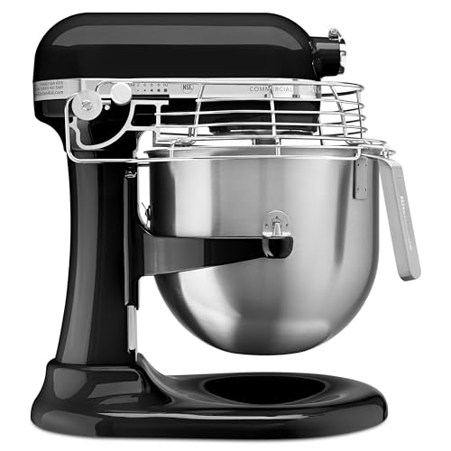 KitchenAid KSM8990CU 8-Quart Commercial Countertop Mixer, 10-Speed, Gear-Driven, Contour Silver