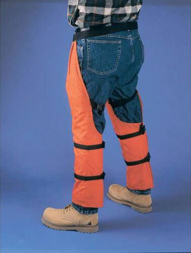 Elvex Orange Chain Saw Chaps,36 in