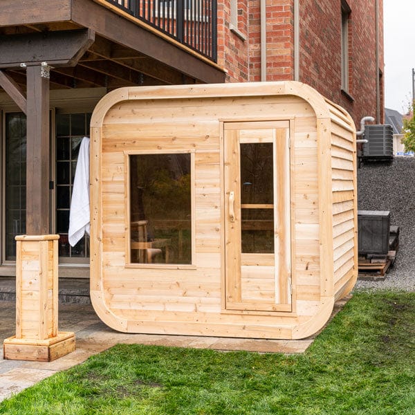 Dundalk CT Luna 3 Person Barrel Sauna