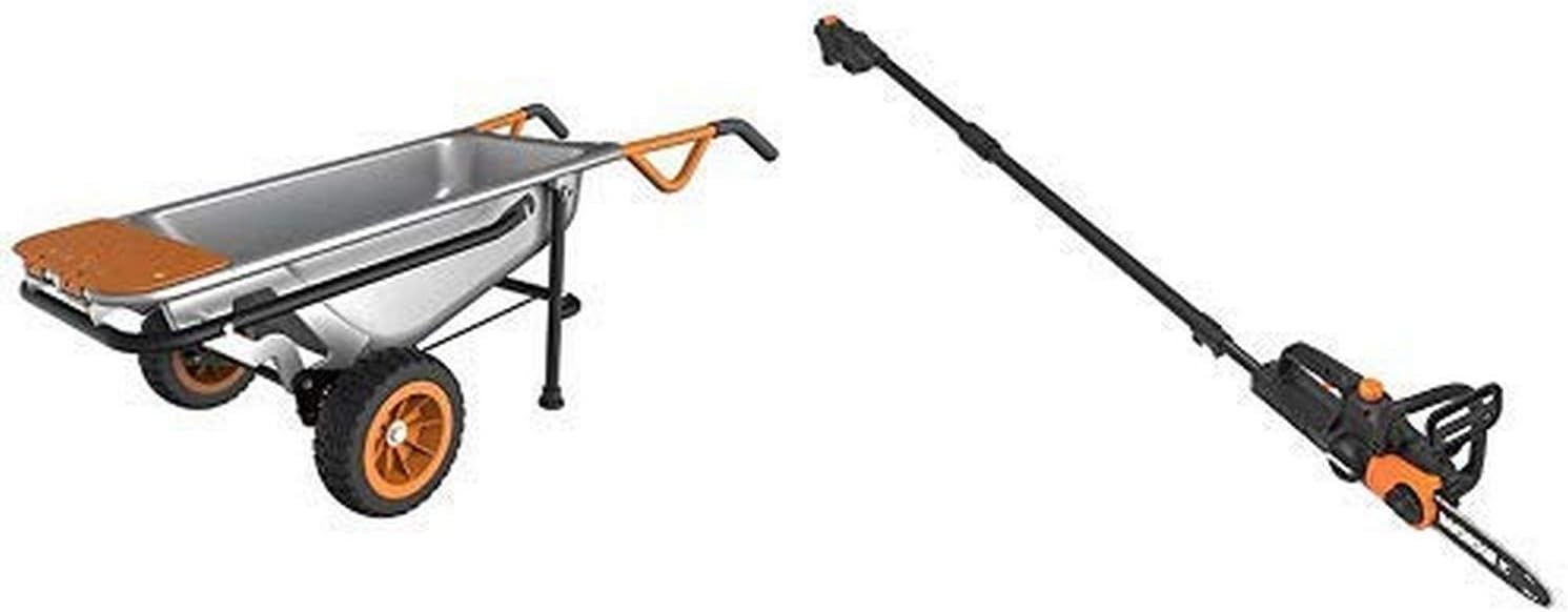WORX WG050 Aerocart 8-in-1 Yard Cart / Wheelbarrow / Dolly
