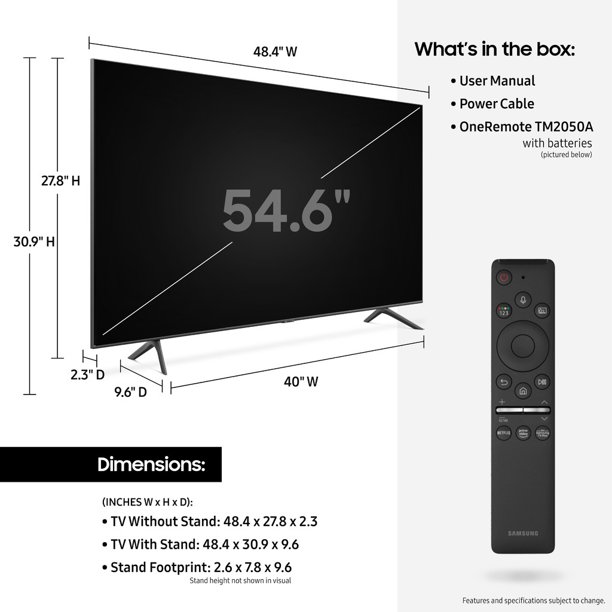 Samsung 55 Class 4K Ultra HD (2160P) HDR Smart QLED TV