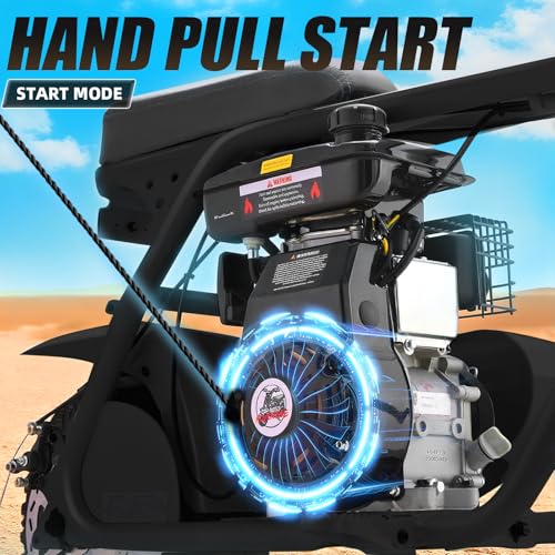 Mini Bike, Gas Dirt Bike, Minibike, Gas Powered Mini Bikes for Adults, 99cc-4 Stroke Pit Bike with Led Light, Min Dirtbike, Motorcycle Max Load 200 Lbs, Max Speed 28 Mph, Age13+