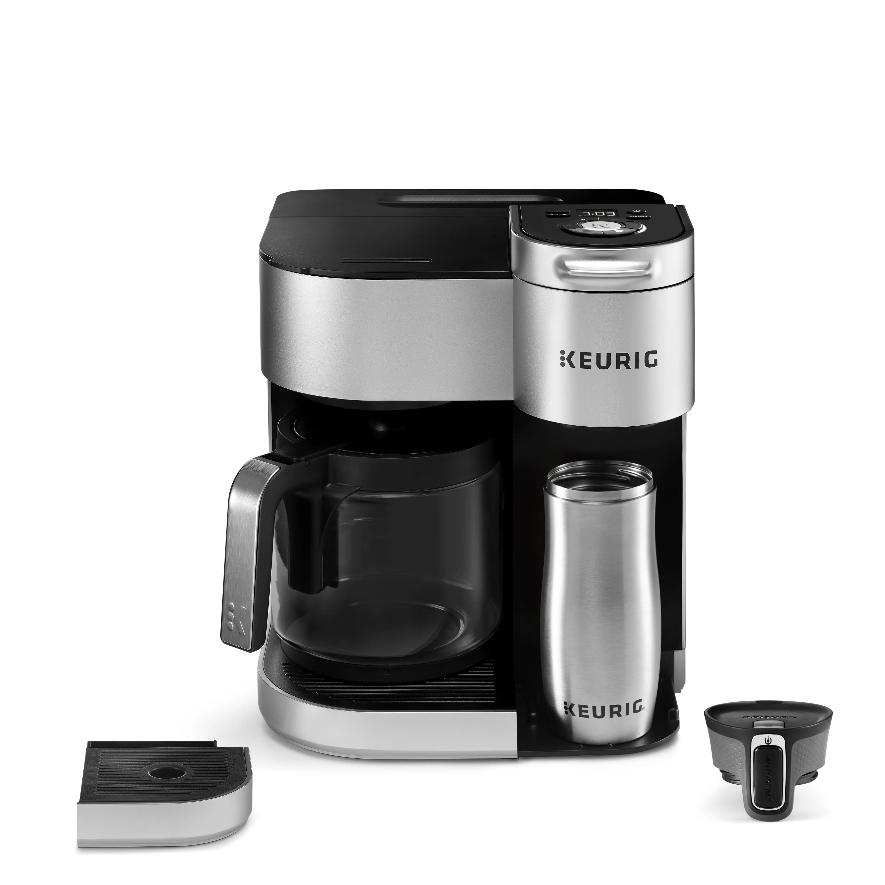 Keurig® K-Duo Special Edition Single Serve K-Cup Pod & Carafe Coffee Maker, Silver