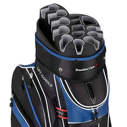 Founders Club Premium 14 Way Organizer Cart Bag (Orange) 2024 Best Sellers