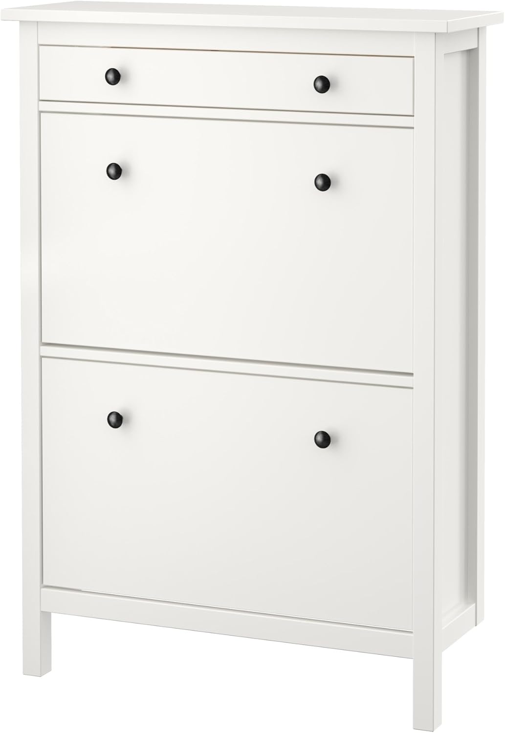 IKEA Hemnes Shoe Cabinet With 2 Compartments, White
