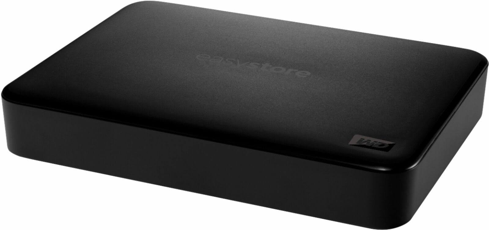 WD - Easystore 5tb External USB 3.0 Portable Hard Drive - Black