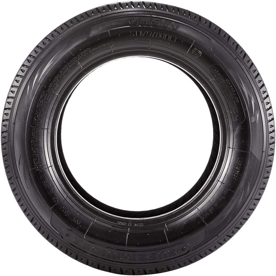 Set of 3 Trailer tires 175 80 13 ST175/80D13 6PR Boat Trailer Bias Tires Load Range C