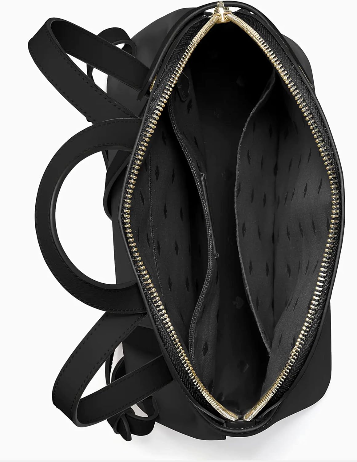 Kate Spade New York Staci Dome Backpack bundled with matching Staci Phone Wristlet and Fur Pom (Black)