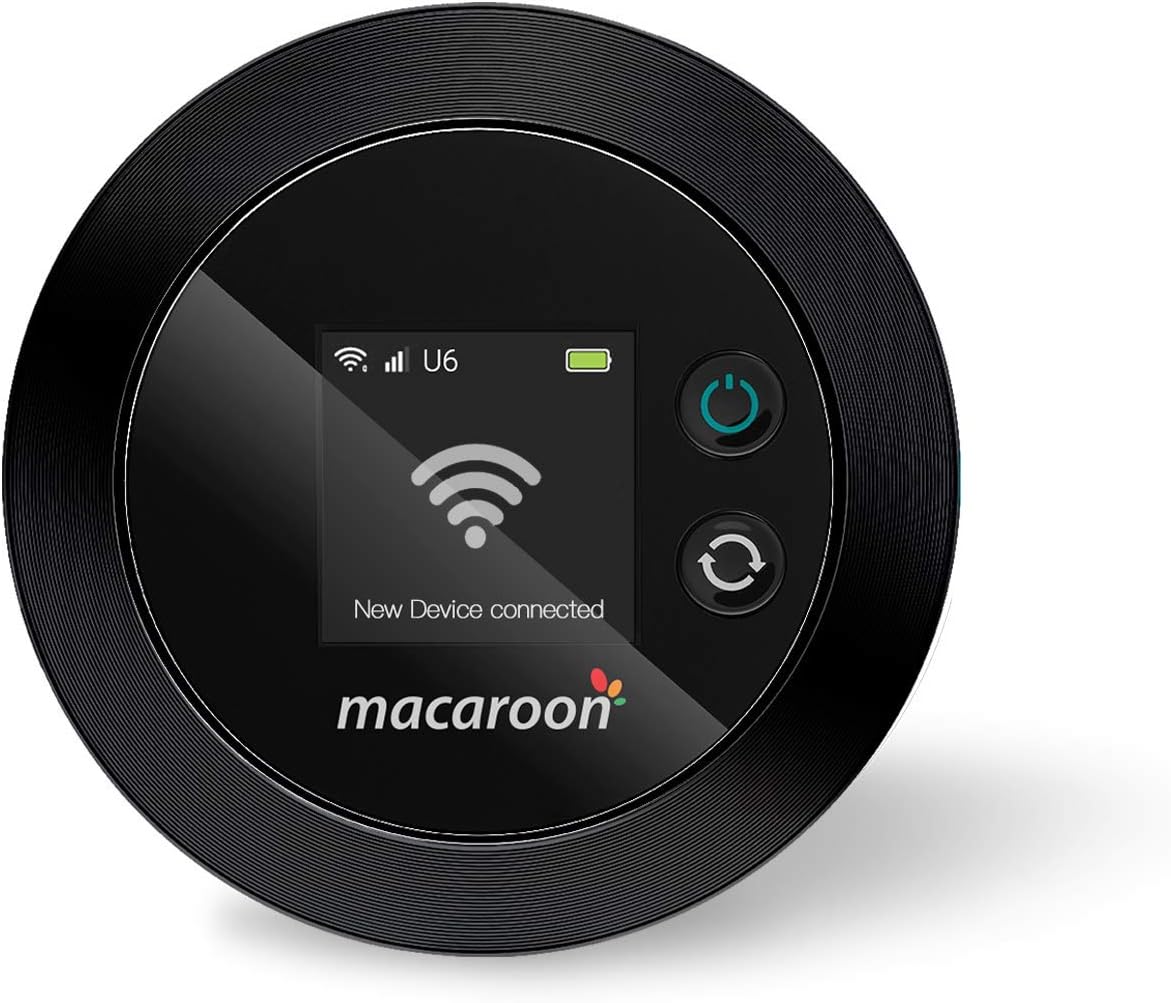 Mobile WiFi Router Portable Cloud 4G LTE Hotspot with USA 40GB and Global 5GB Data Valid for 60 Days Mobile Hotspot No Roaming Charge Worldwide Mifi Device No Sim Card Roaming Home Travel