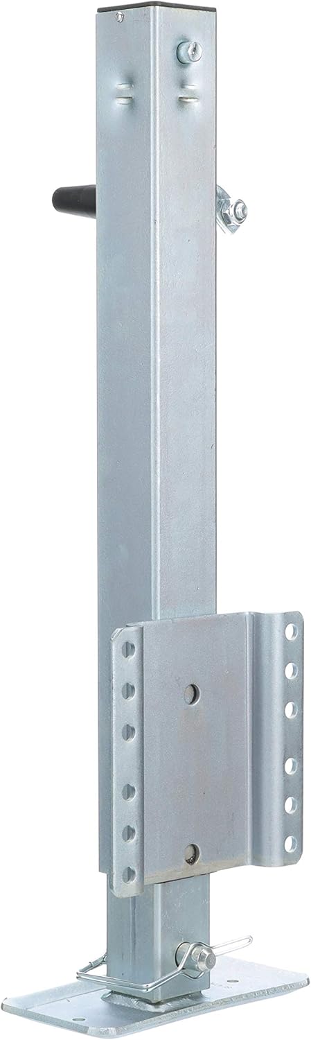Seachoice 52051 Drop Leg Trailer Jack, Heavy Duty, Fixed Mount Jack with Drop Leg, 28.6 Inches of Lift, 2,500-Pound Max Load