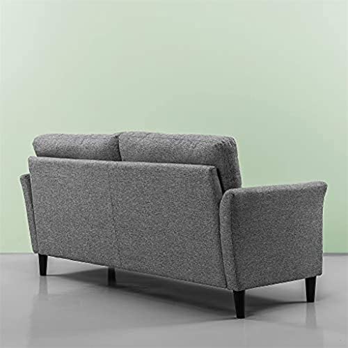 Sofa Couch/Easy, Tool-Free Assembly, Soft Grey
