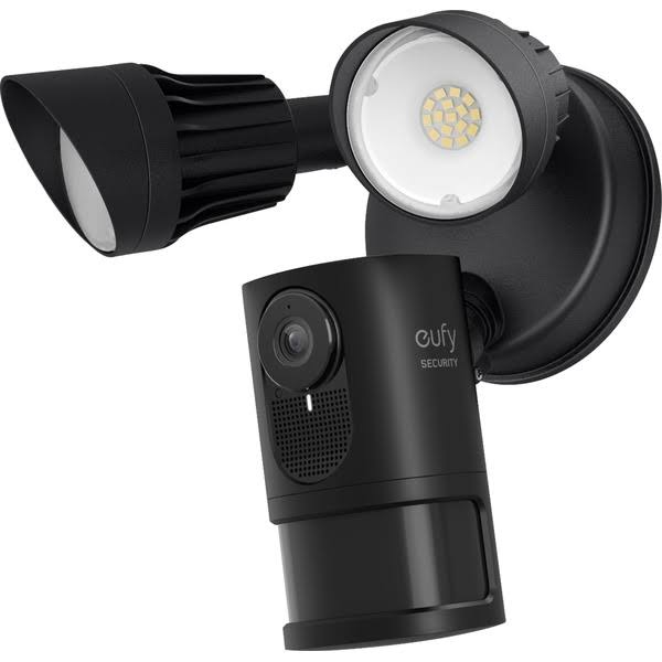 Eufy - Security Floodlight Cam 2K - Black T8422J11