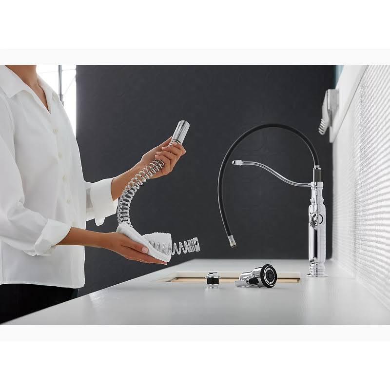 Kohler 77515-VS Tournant Semi-Professional Kitchen Sink Faucet - Vibrant Stainless