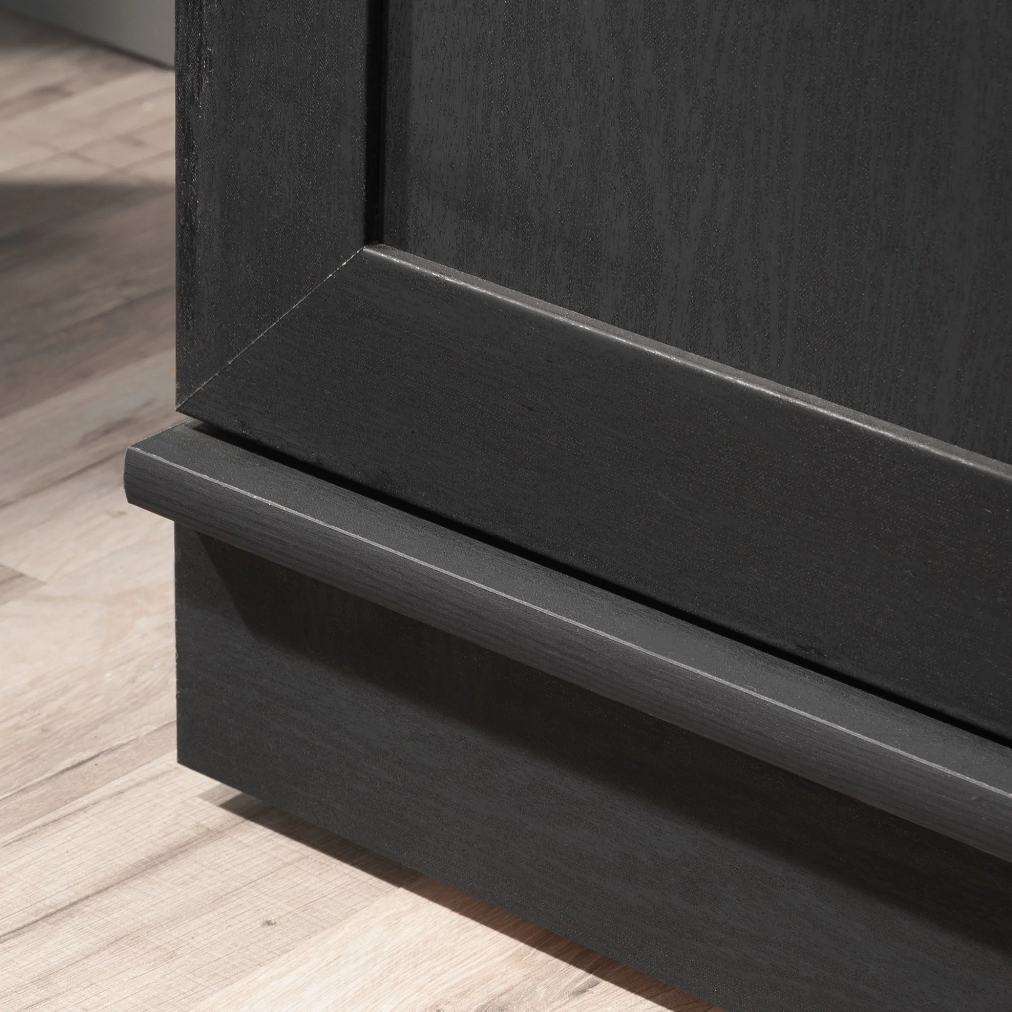 Sauder Homeplus Engineered Wood Single Door Pantry in Raven Oak Finish