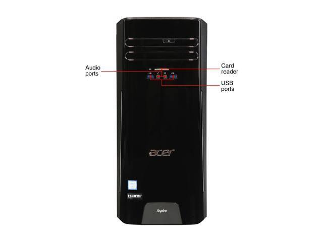 Acer Aspire TC Desktop Intel Core i3 3.9GHz 8GB Ram 1TB HDD Windows 10 Home - Refurbished