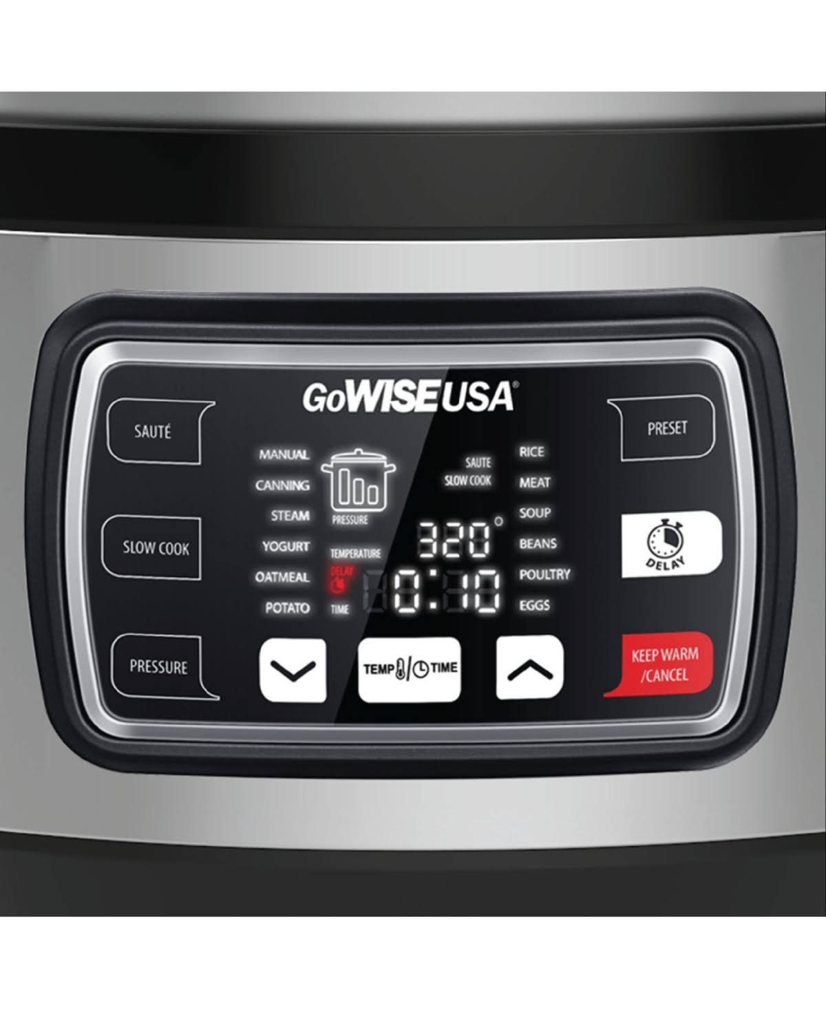 GoWISE USA Ovate 9.5 qt. Oval Electric Pressure Cooker