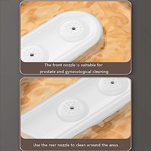 Electric Sitz Bath for Hemorrhoids Sitz Baths Tub for Toilet Seat Sitz Bathtub for Men Women Sits Bath Postpartum Care Kit Soaked Steam Relief of Vaginal/Anal Inflammation,PVC, Light Tan