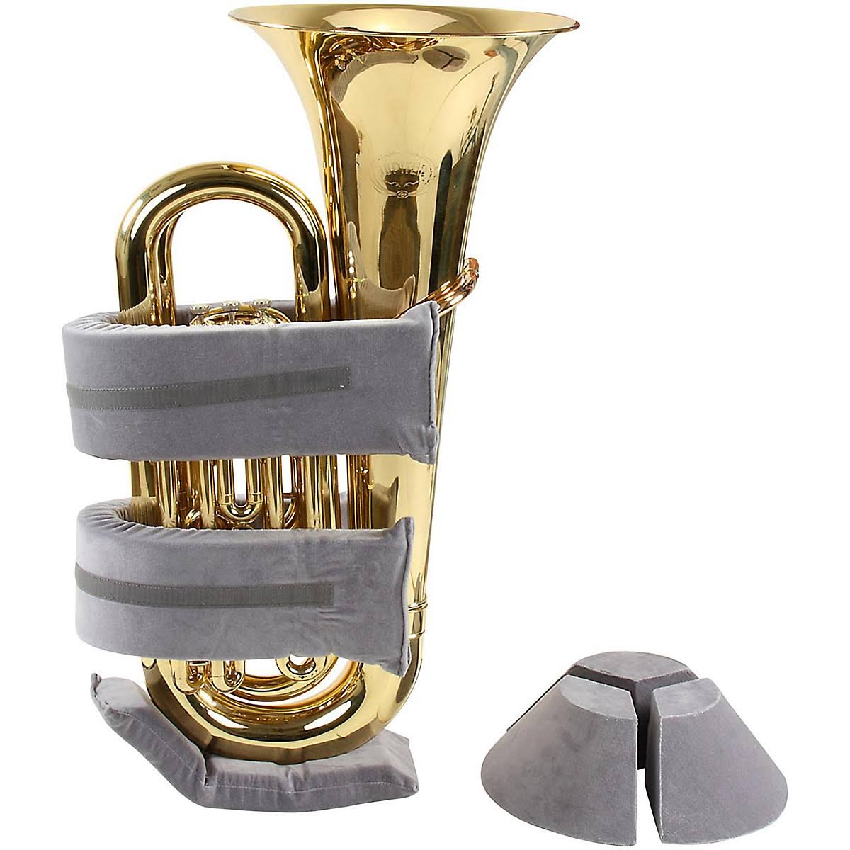 Gard Mid-Suspension Small Tuba Gig Bag 61-MSK Black Synthetic w/ Leather Trim