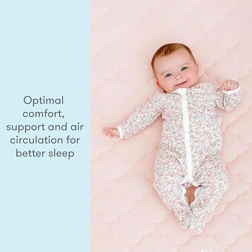 Newton Baby Crib Mattress and Toddler Bed - 100% Breathable Proven to Reduce Suffocation Risk, 100% Washable, 2-Stage, Non-Toxic Better Than Organic, Removable Cover - Deluxe 5.5" Thick- White