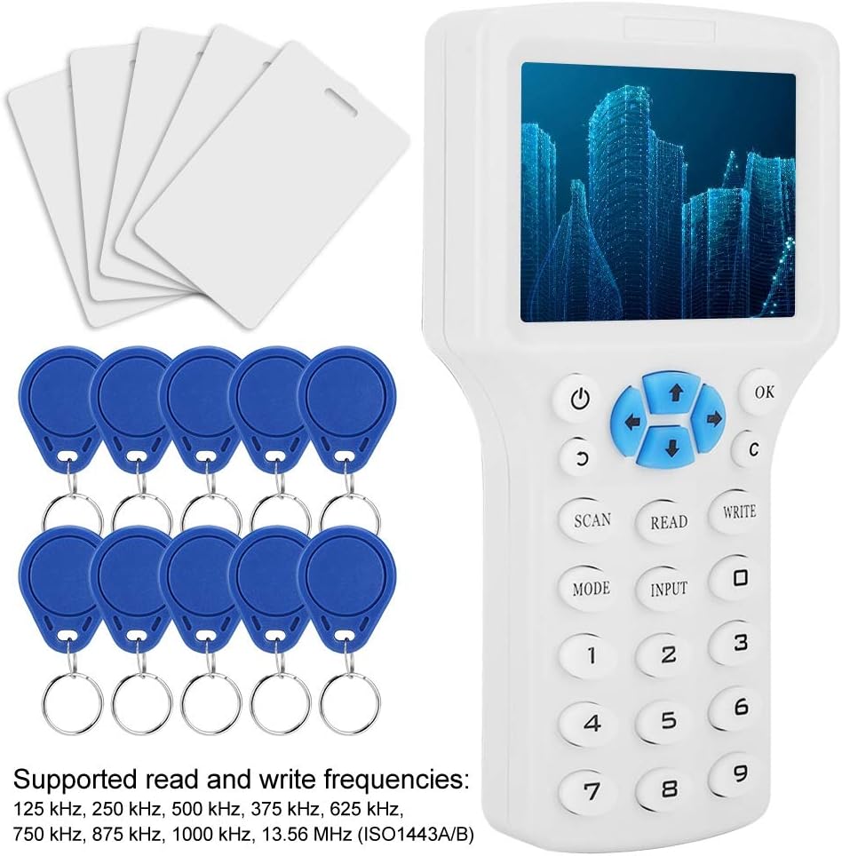 Multi Frequency Identification RFID ID Card, RFID ID Card Writer, Access Control Copy Machine Reader Kit for crack most card encryption