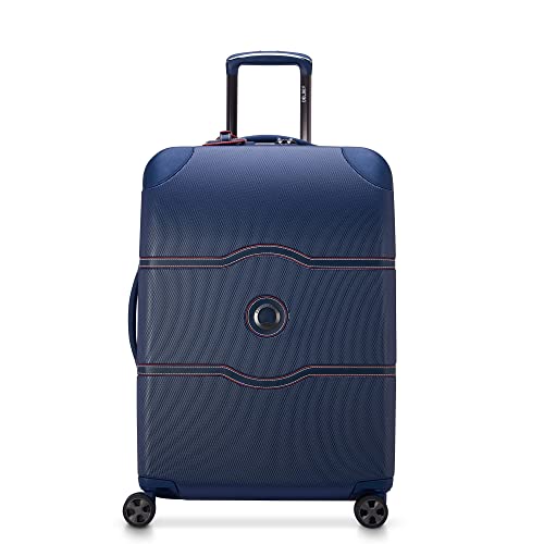 DELSEY PARIS Chatelet Air 2.0 Hardside Luggage with Spinner Wheels, Angora, Checked-Large 28 Inch