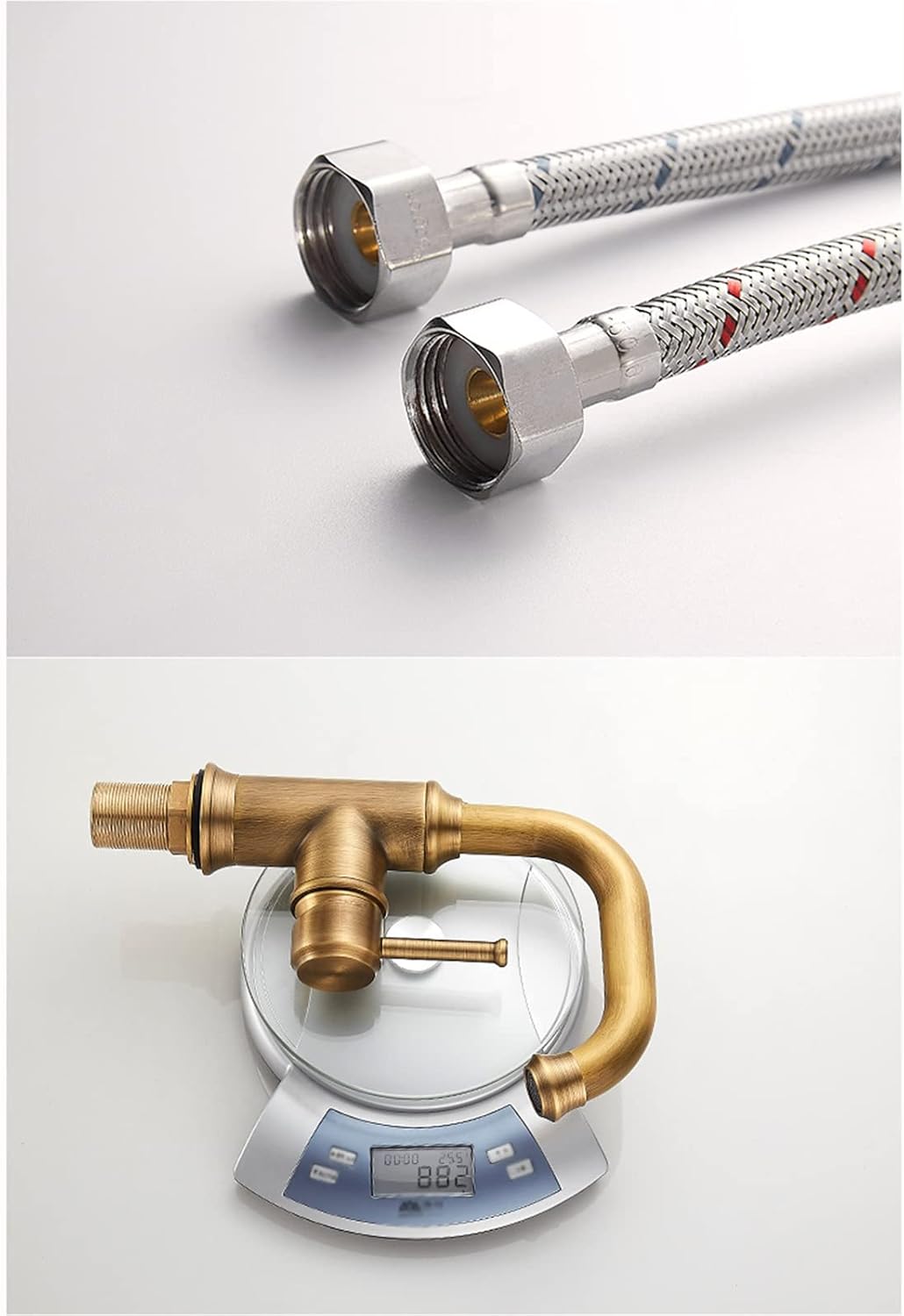 Thick Rope，Hemp Rope， Retro Kitchen Mixer Tap,360° Rotatable Taps for Bathroom Basin Brass rass Basin Mixer Tap,Kitchen Sink Mixer Taps 1 Hole
