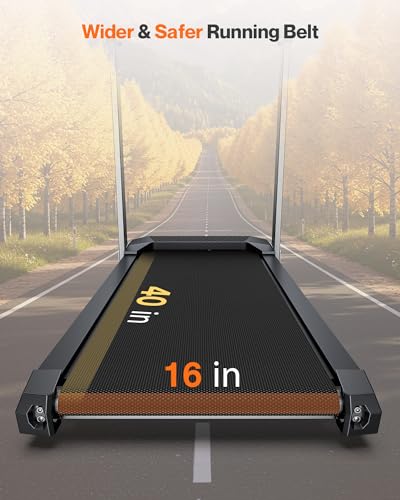 Folding Treadmill with Incline, 3.0 HP Quiet Treadmills for Home, 350 lbs Weight Capacity & 7.6 MPH, Incline Treadmill with Pulse Sensor and Bluetooth Speaker, Wide Belt, App, LED Display