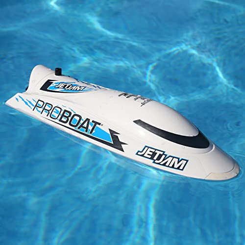 Pro Boat RC Jet Jam V2 12" Self-Righting Pool Racer Brushed RTR Batteries for Transmitter Not Included Orange PRB08031V2T1