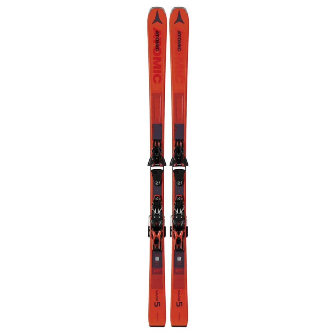 Atomic Savor 5 New Ski with Bindings 158 (Red)