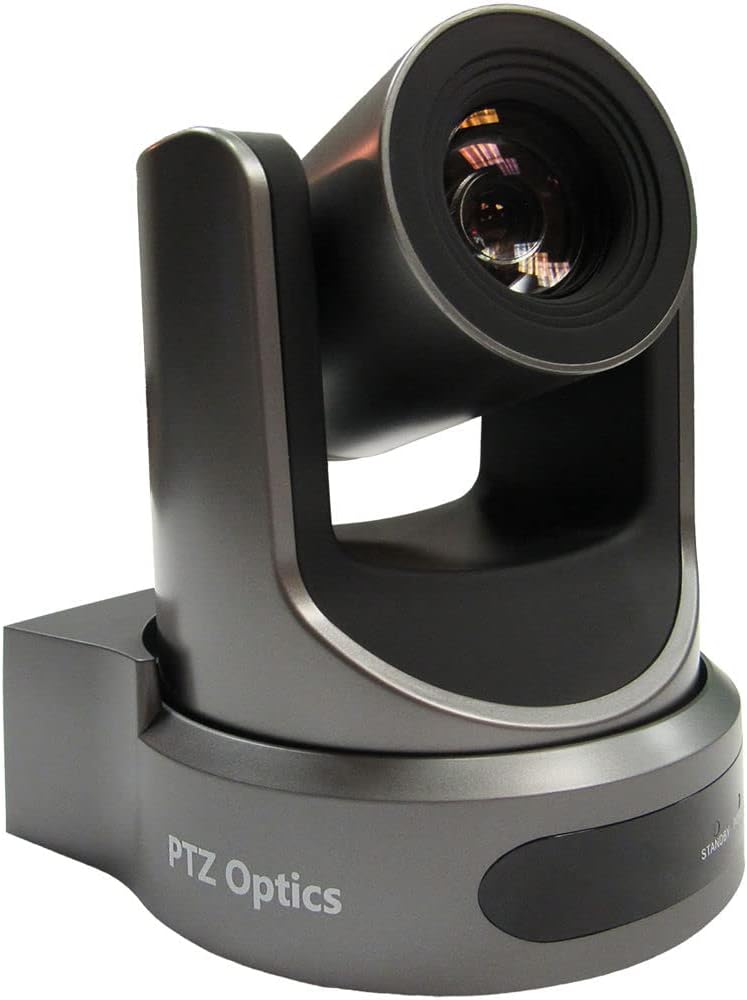PTZOptics 20x-SDI Gen2 Live Streaming Camera (Gray) (PT20X-SDI-GY-G2) + HuddleCam Serial Controller Joystick - Starter Bundle