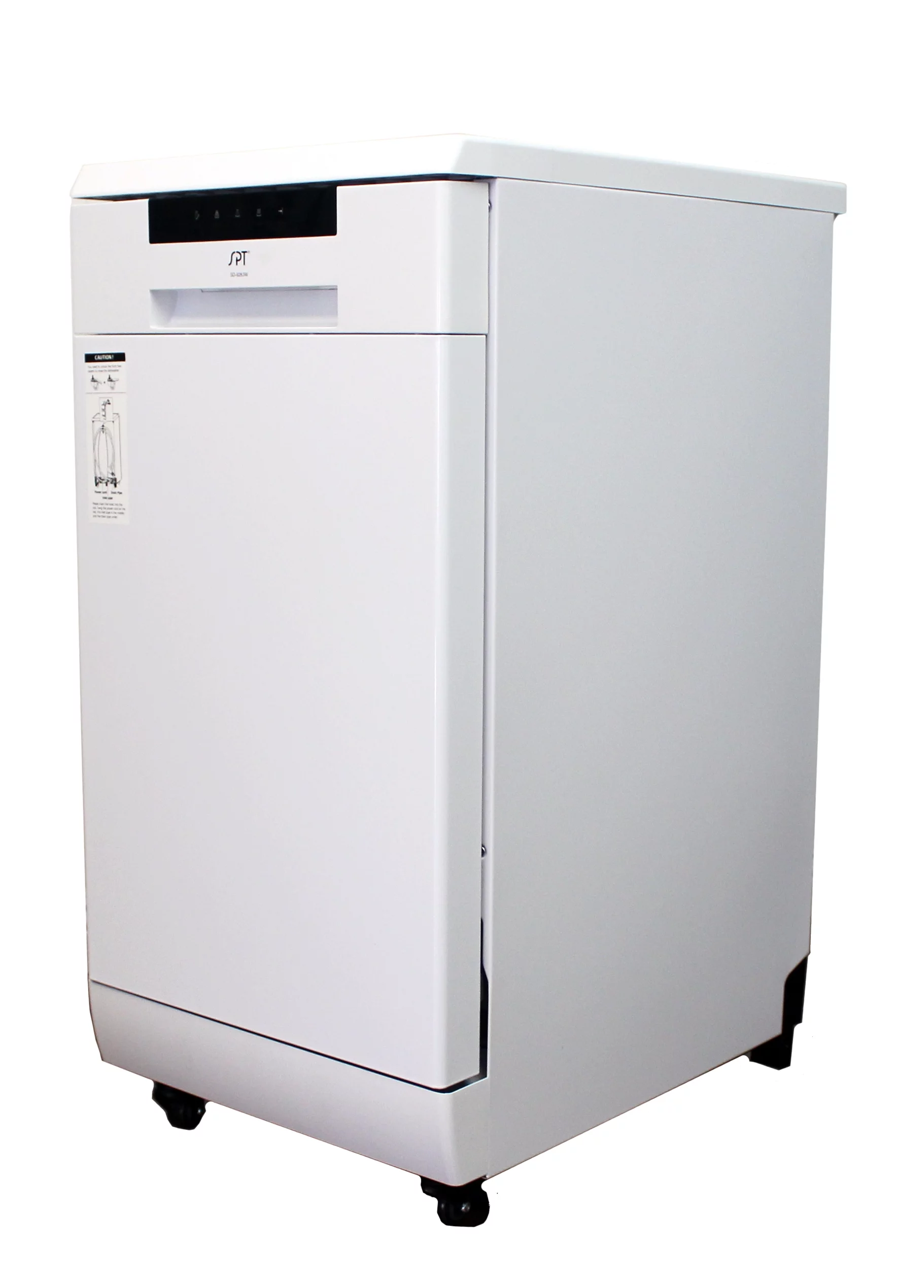 Sunpentown 18" Portable Dishwasher, Energy Star, White SD-9263W
