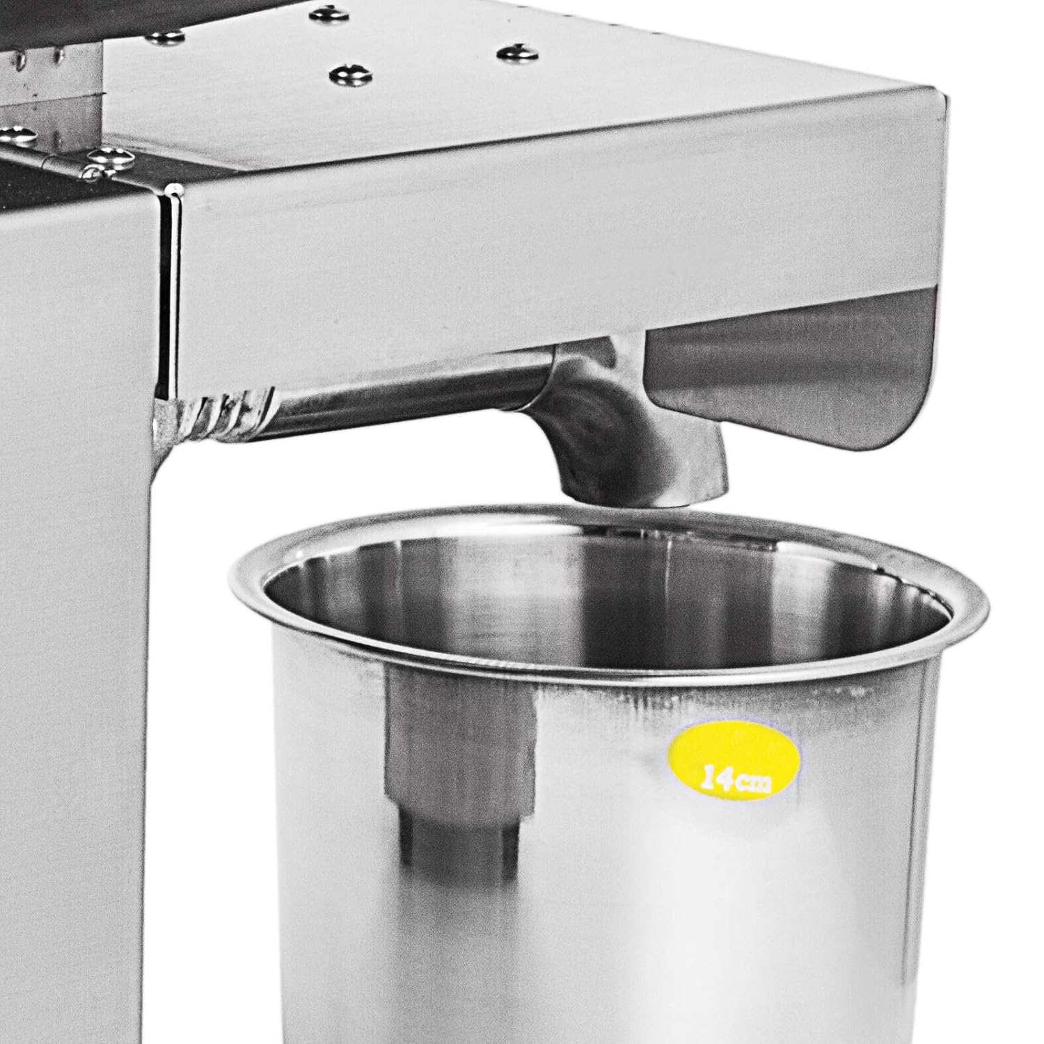 Happybuy Oil Press Machine 750W Cold/Hot Press Automatic Oil Extractor Organic Oil Expeller Commercial Grade Stainless Steel Oil Press Machine