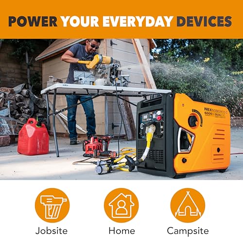 Pulsar 9500 Watt Tri Fuel Portable Inverter Generator, Remote Electric Start, CO Sensor, Parallel Capable, Super Quiet, Use for RV, Camping, Outdoor & Home, Gasoline, Propane, Natural Gas, NED95TiSRCO