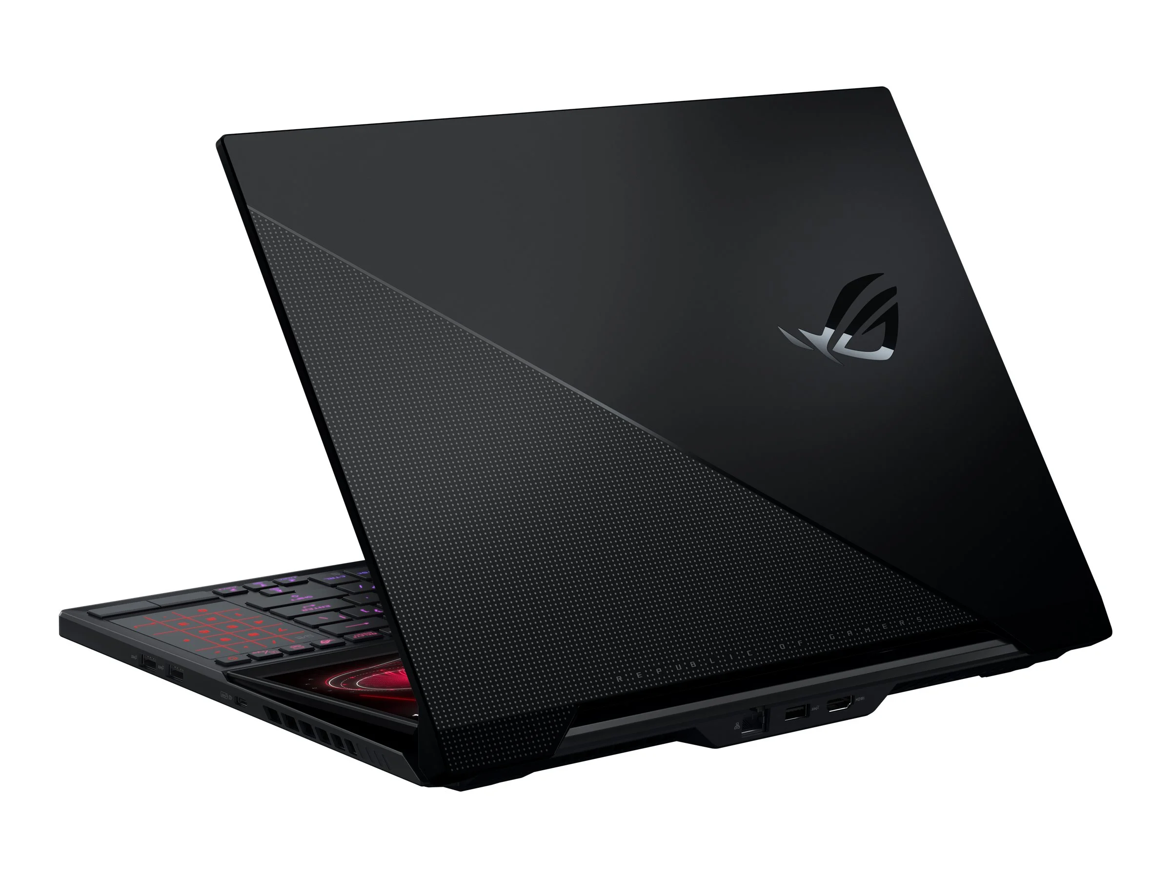 Asus ROG Zephyrus Duo 15 SE 15.6" Full HD Gaming Laptop, AMD Ryzen 7 5800H, 16GB RAM, NVIDIA GeForce RTX 3060 6 GB, 256GB SSD, Windows 10 Home, Off Black, GX551QM-ES76