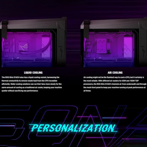 ASUS 2022 ROG Strix GL10 Gaming Desktop, AMD Ryzen 5 3600X 6-Core Processor, NVIDIA GeForce GTX 1660 Ti Graphics, 16GB RAM, 1TB PCIe NVMe SSD, 2 x HDMI, 2 x DisplayPort, WiFi, Windows 11 Home